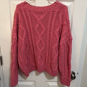 PRINCESS POLLY pink knit cardigan